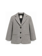 Giacca per bambina Douuod Kids grigia con revers classici DZ2A44 E0246 808OR DOUUOD KIDS 