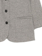 Giacca per bambina Douuod Kids grigia con revers classici DZ2A44 E0246 808OR DOUUOD KIDS 