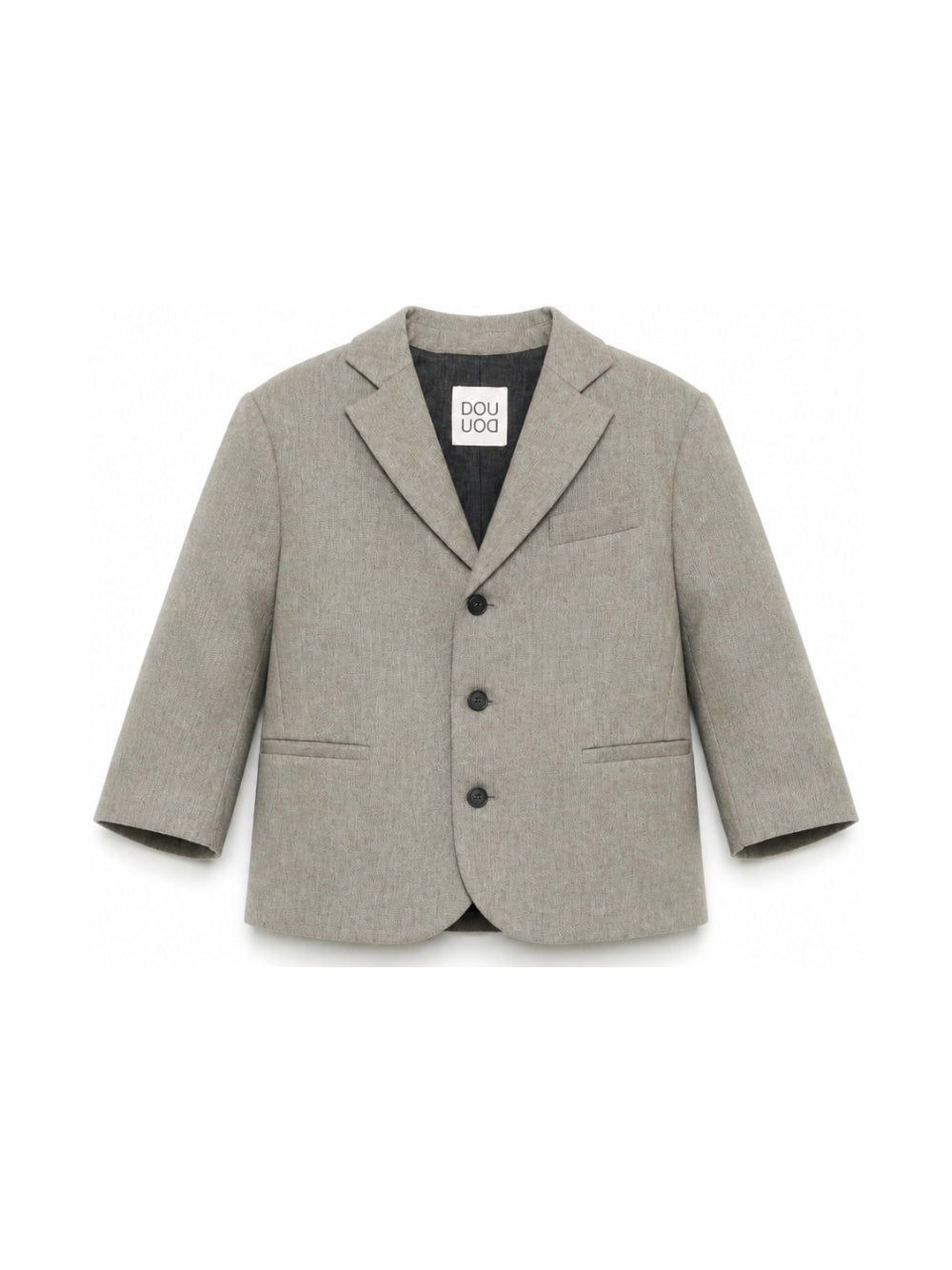 Giacca per bambino Douuod Kids grigia con revers a lancia DZ2P04 I0337 903 DOUUOD KIDS 
