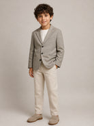Giacca per bambino Douuod Kids grigia con revers a lancia DZ2P04 I0337 903 DOUUOD KIDS 