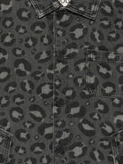 Giacca per bambini Douuod Kids grigio con stampa leopardata DZ2P57 Z4163 924BG DOUUOD KIDS 