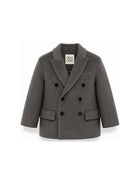 Giacca per bambina Douuod Kids grigia a doppiopetto DZ2Q24 E0264 911 DOUUOD KIDS 