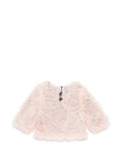 Blusa per neonata Douuod Kids rosa con design in tulle DZ5000 Z4089 504 DOUUOD KIDS 