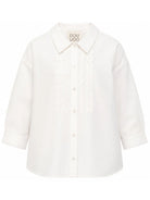 Camicia per bambina Douuod Kids bianca con rifinitura smerlata DZ5A60 Z4086 100 DOUUOD KIDS 