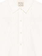 Camicia per bambina Douuod Kids bianca con rifinitura smerlata DZ5A60 Z4086 100 DOUUOD KIDS 