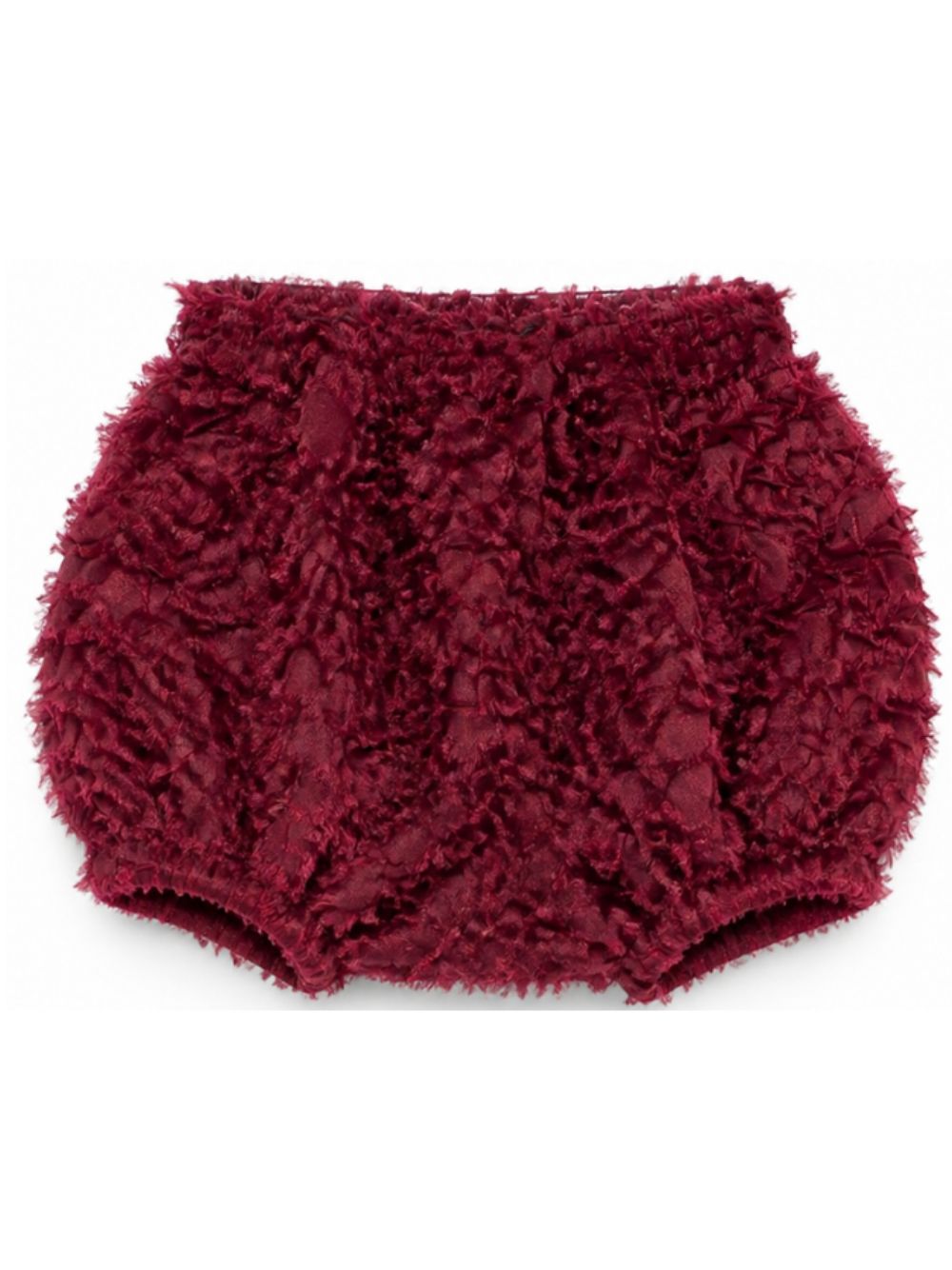 Shorts per neonata Douuod Kids rossi con finitura texturizzata DZ6009 Z4089 429 DOUUOD KIDS 