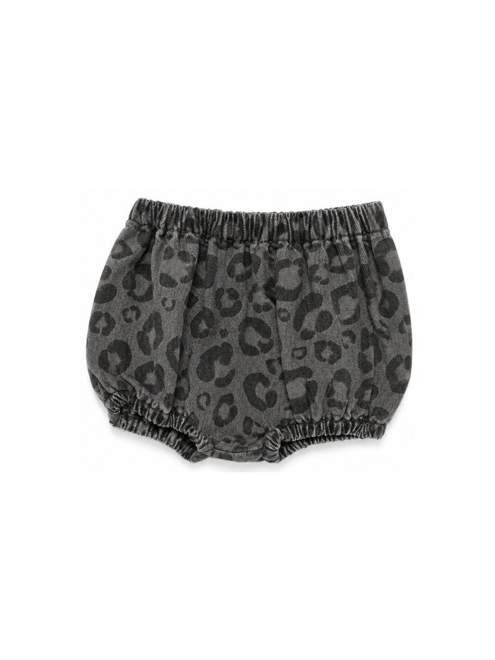 Shorts per neonata Douuod Kids grigi con stampa leopardata all-over DZ6019 Z4163 924BG DOUUOD KIDS 