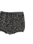 Shorts per neonata Douuod Kids grigi con stampa leopardata all-over DZ6019 Z4163 924BG DOUUOD KIDS 