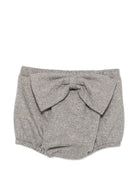 Shorts per neonata Douuod Kids grigi con dettaglio fiocco DZ6049 E0246 808OR DOUUOD KIDS 