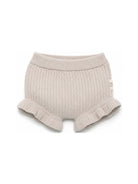 Shorts per neonata Douuod Kids beige con trama a coste DZ6059 Z3404 107 DOUUOD KIDS 