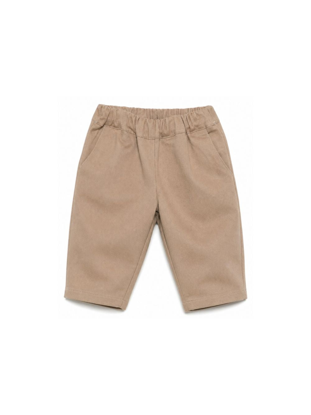 Pantaloni per neonato Douuod Kids marroni con due tasche posteriori con patta DZ6060 G0073 343 DOUUOD KIDS 
