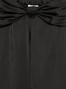 Pantaloni per bambina Douuod Kids neri con dettaglio fiocco sul davanti DZ6A31 Z4087 930 DOUUOD KIDS 