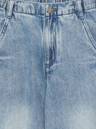 Jeans per bambino Douuod Kids azzurro con patch con logo sul retro DZ6P51 Z0746 643 DOUUOD KIDS 