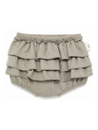 Shorts per neonata Douuod Kids grigio con ruches DZ7001 I0337 903 DOUUOD KIDS 