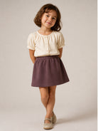 Gonna per bambina Douuod Kids viola con dettaglio fiocco oversize sul retro DZ7A61 Z3728 558 DOUUOD KIDS 