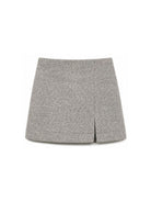 Gonna per bambina Douuod Kids grigia con spacco anteriore DZ7A81 E0246 808OR DOUUOD KIDS 