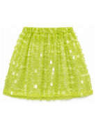 Gonna per bambina Douuod Kids verde con decorazione con paillettes DZ7A91 U0302 234 DOUUOD KIDS 