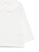 T-shirt per neonata Douuod Kids bianca con colletto alla Peter Pan DZ8010 Z3708 101 DOUUOD KIDS 