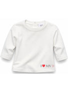 T-shirt per neonati Douuod Kids bianca con stampa sul fondo DZ8500 Z3708 101 DOUUOD KIDS 
