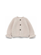 Maglione per neonata Douuod Kids beige con trama a coste DZ9000 Z3404 107 DOUUOD KIDS 