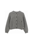 Maglione per bambino Douuod Kids grigio con patch con logo sul lato DZ9A00 W0229 809 DOUUOD KIDS 