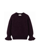 Maglione per bambina Douuod Kids viola con ruches DZ9A30 W0222 886 DOUUOD KIDS 