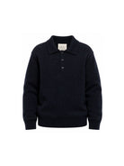 Maglione per bambino Douuod Kids blu con colletto stile polo DZ9P20 Z4117 620 DOUUOD KIDS 