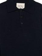 Maglione per bambino Douuod Kids blu con colletto stile polo DZ9P20 Z4117 620 DOUUOD KIDS 