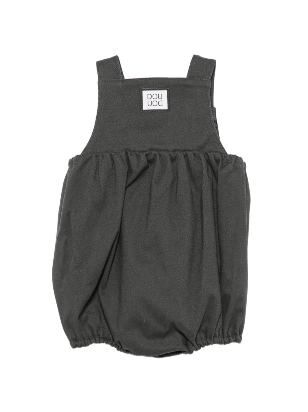 Salopette per neonato Douuod Kids grigia con dettagli arricciati DZA502 G0073 929 DOUUOD KIDS 