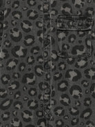 Tuta intera per bambina Douuod Kids grigia con stampa animalier all-over DZAA00 Z4163 924BG DOUUOD KIDS 