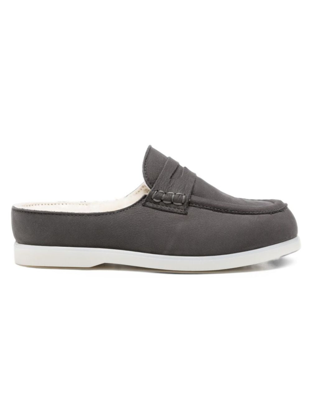 Mocassini per bambino Douuod Kids neri con plantare rivestito in shearling SAB598P NERO DOUUOD KIDS 