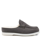 Mocassini per bambino Douuod Kids neri con plantare rivestito in shearling SAB598P NERO DOUUOD KIDS 
