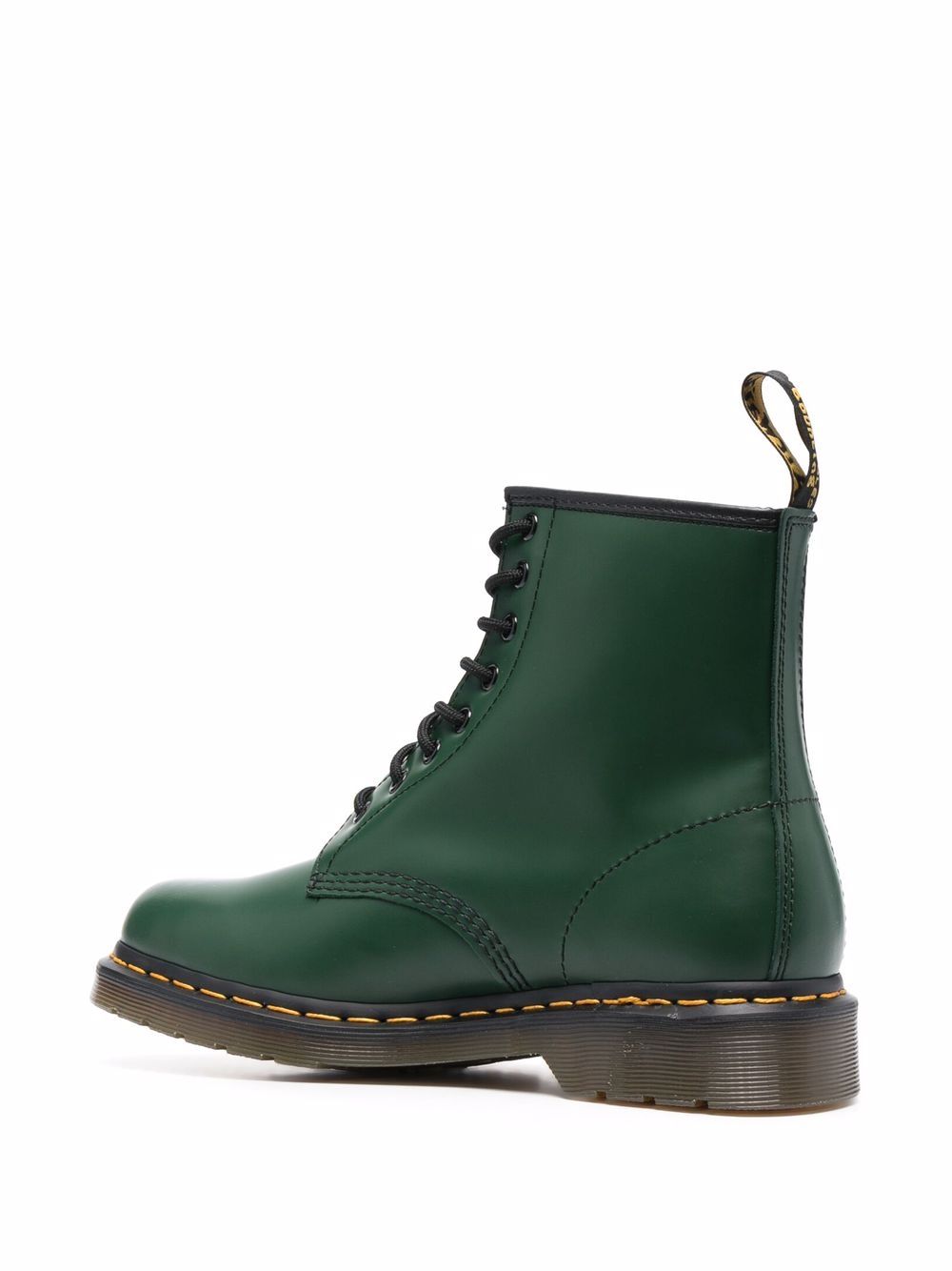Stivali 1460 8-Eye Dr. Martens verdi con linguetta con logo 11822207 GREEN Dr martens 