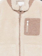 Giubbino per bambino Eleventy Kids beige con finitura in shearling EZ2H17 H0079 107 ELEVENTY KIDS 
