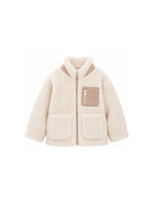 Giubbino per bambino Eleventy Kids beige con finitura in shearling EZ2H17 H0079 107 ELEVENTY KIDS 
