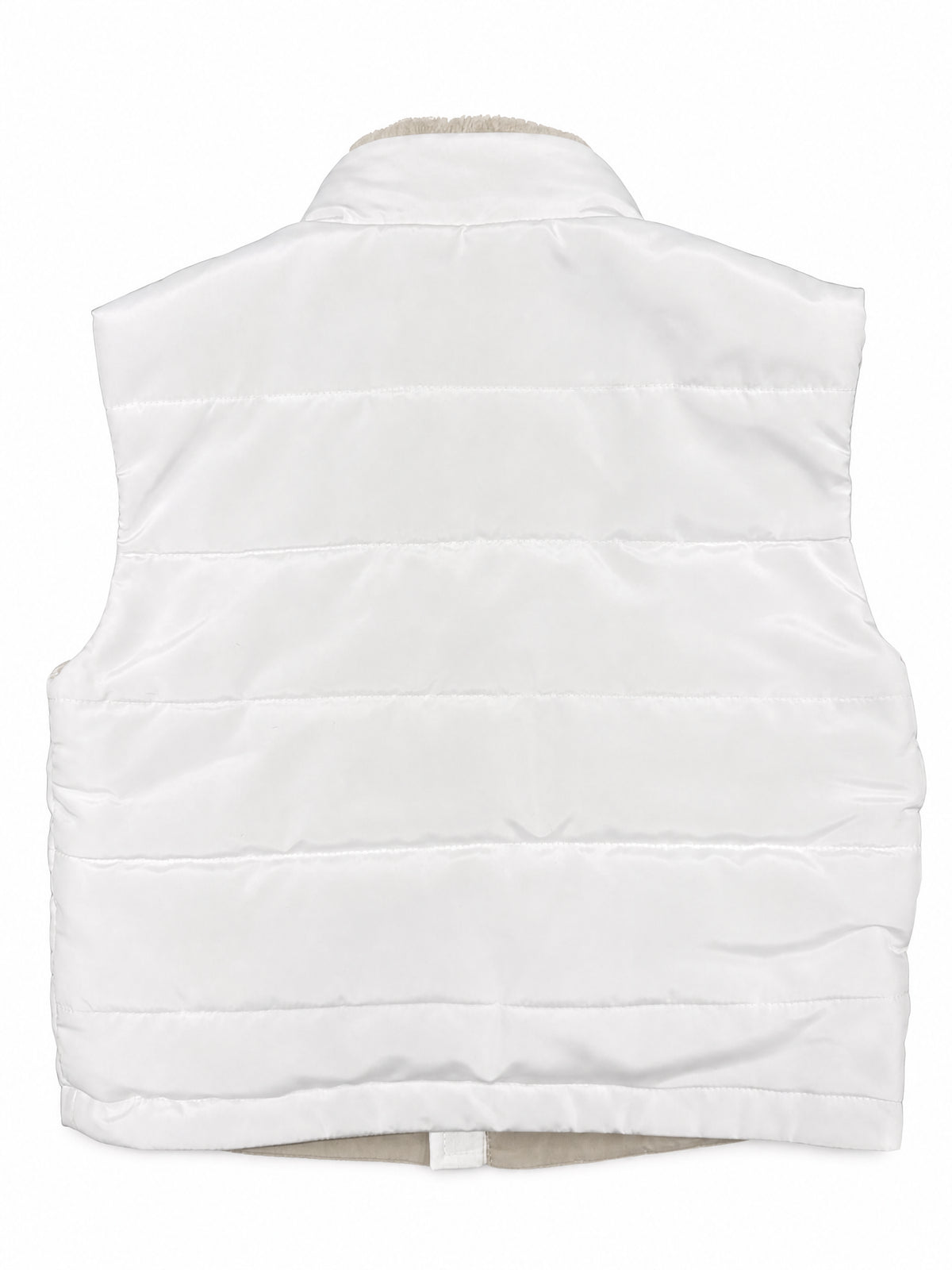 Gilet per bambino Eleventy Kids bianco con design trapuntato EZ2H92 N0325 101 ELEVENTY KIDS 