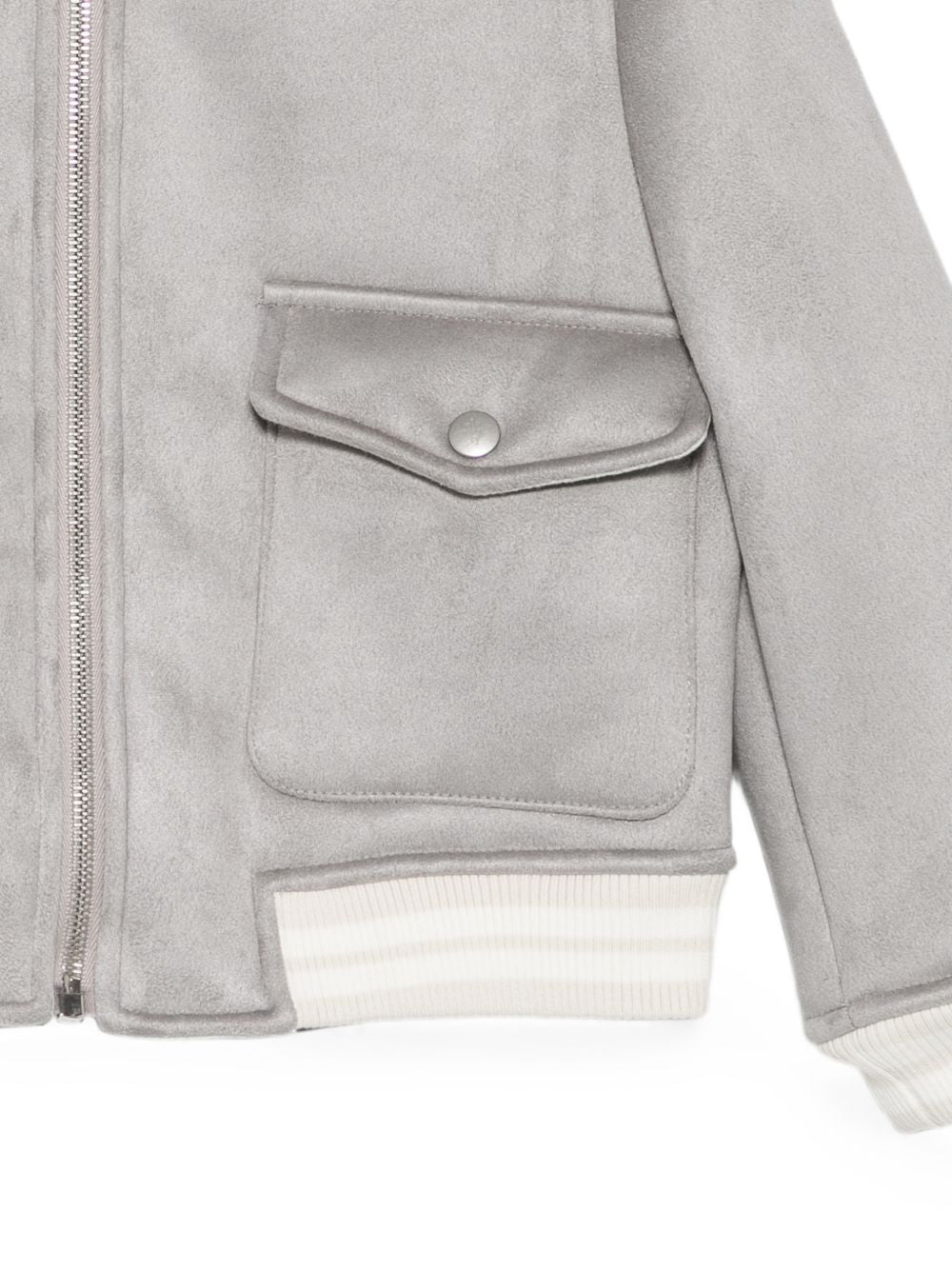 Giubbino per bambino Eleventy Kids grigio con colletto a punta EZ2I27 H0078 908 ELEVENTY KIDS 