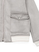Giubbino per bambino Eleventy Kids grigio con colletto a punta EZ2I27 H0078 908 ELEVENTY KIDS 