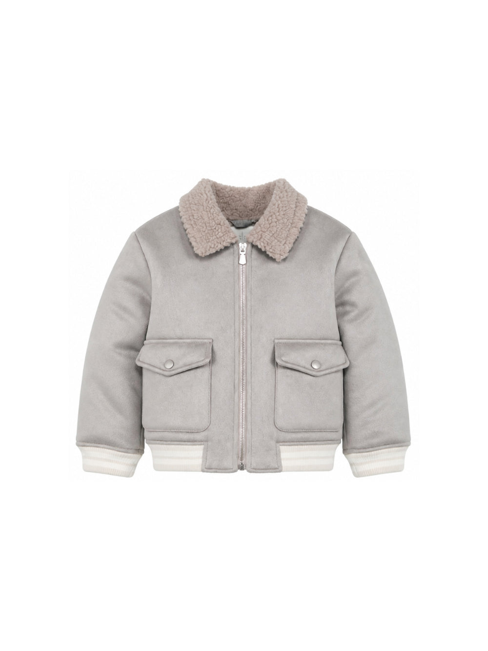 Giubbino per bambino Eleventy Kids grigio con colletto a punta EZ2I27 H0078 908 ELEVENTY KIDS 