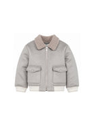 Giubbino per bambino Eleventy Kids grigio con colletto a punta EZ2I27 H0078 908 ELEVENTY KIDS 