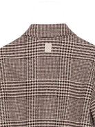 Giubbino per bambino Eleventy Kids marrone con fantasia in pied-de-poule EZ2I97 E0262 419BG ELEVENTY KIDS 