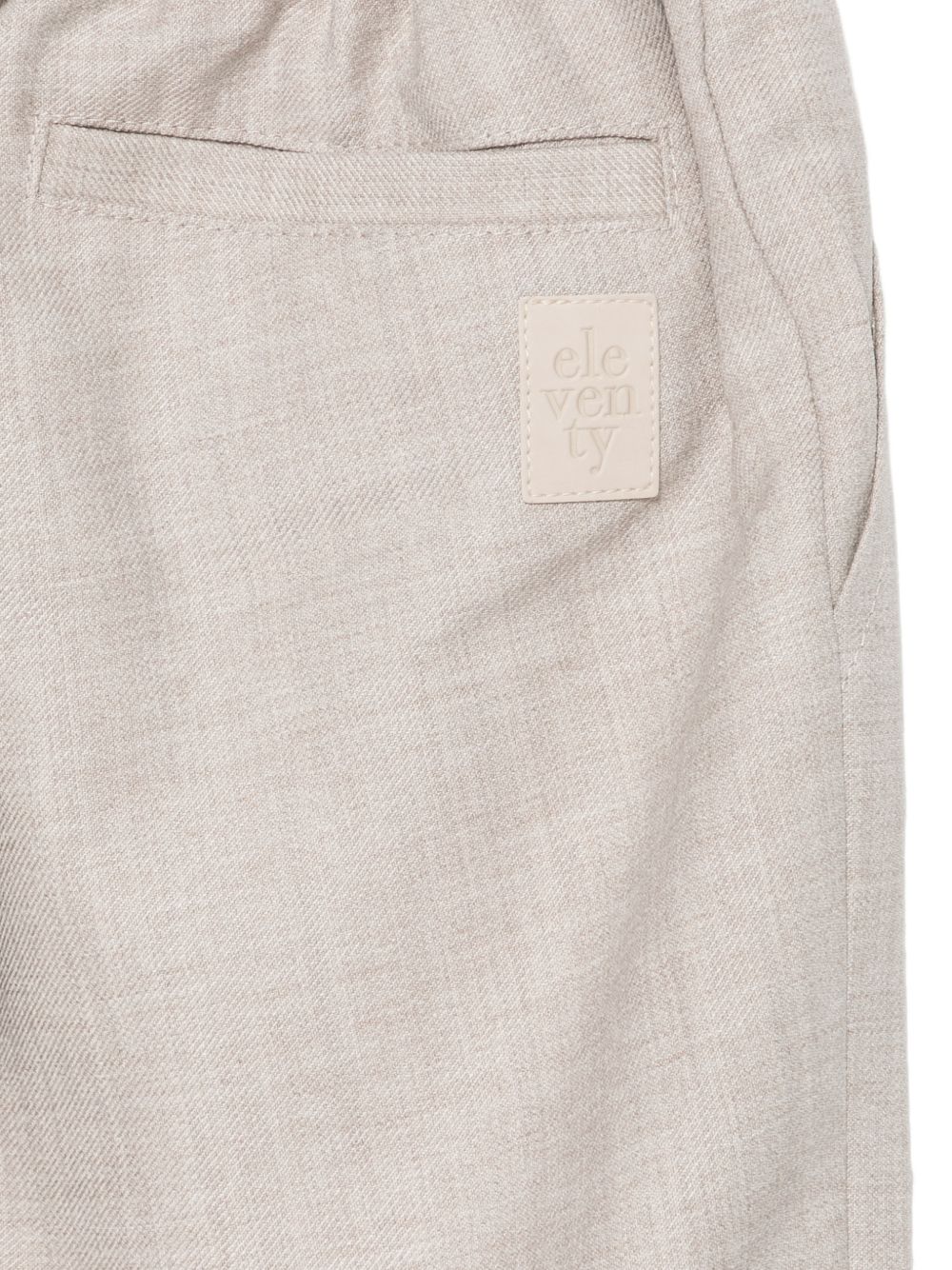 Pantaloni per bambino Eleventy Kids grigi con vita con coulisse elasticizzata EZ6H10 I0346 875 ELEVENTY KIDS 