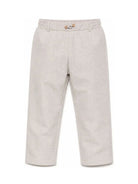 Pantaloni per bambino Eleventy Kids grigi con vita con coulisse elasticizzata EZ6H10 I0346 875 ELEVENTY KIDS 