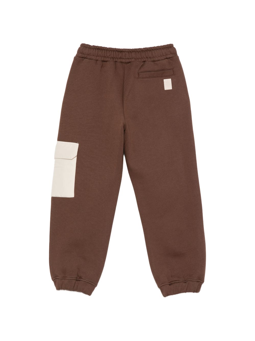 Pantaloni sportivi per bambino Eleventy Kids marroni con tasca cargo a contrasto EZ6I30 Z3999 320BG ELEVENTY KIDS 