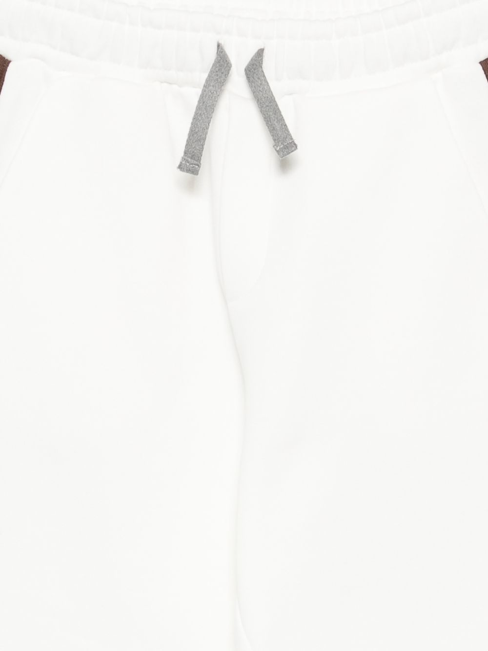 Pantaloni per bambino Eleventy Kids bianco con dettaglio righe sui lati EZ6I60 Z3999 101MA ELEVENTY KIDS 