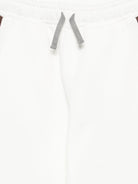 Pantaloni per bambino Eleventy Kids bianco con dettaglio righe sui lati EZ6I60 Z3999 101MA ELEVENTY KIDS 