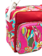 Borsa per bambina Emilio Pucci Kids rosa con stampa grafica astratta PZ0088 J0572 543MC EMILIO PUCCI KIDS 