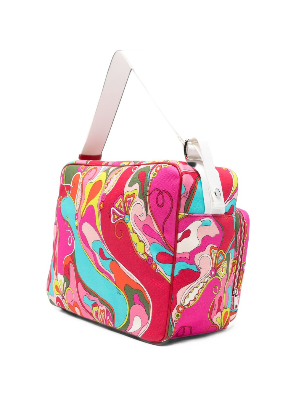 Borsa per bambina Emilio Pucci Kids rosa con stampa grafica astratta PZ0088 J0572 543MC EMILIO PUCCI KIDS 