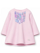 Abito per neonata Emilio Pucci Kids rosa con dettagli ruches sul davanti PZ1010 Z3278 51S EMILIO PUCCI KIDS 