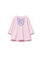 Abito per neonata Emilio Pucci Kids rosa con dettagli ruches sul davanti PZ1010 Z3278 51S EMILIO PUCCI KIDS 